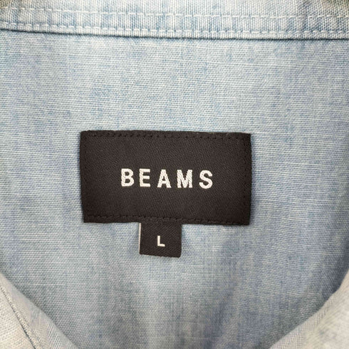 ビームス BEAMS フェード ワーク イージーシャツ メンズ import:L