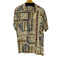 ベルシュカ BERSHKA 総柄 S/S レーヨンアロハシャツ メンズ import:M