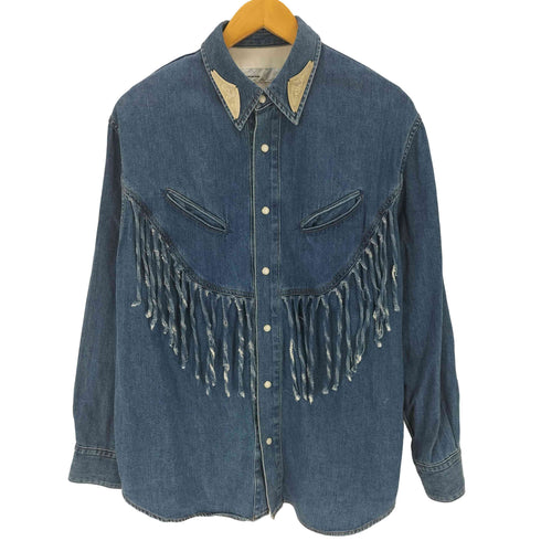 トーガアーカイブス TOGA ARCHIVES Denim fringe shirt メンズ JPN:S