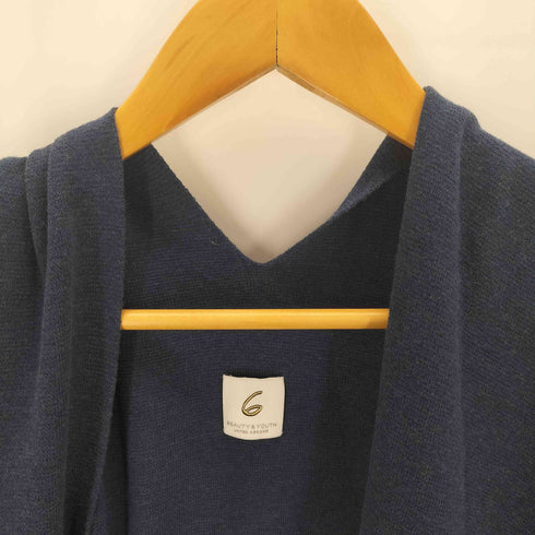 ロクビューティーアンドユースユナイテッドアローズ 6 BEAUTY & YOUTH UNITED ARROWS フリンジ ポンチョカーディガン レディース FREE