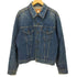 リーバイス Levis 70S USA製 71205 ボタン裏I 刻印 スモールe デニムトラッカージャケット メンズ 46L