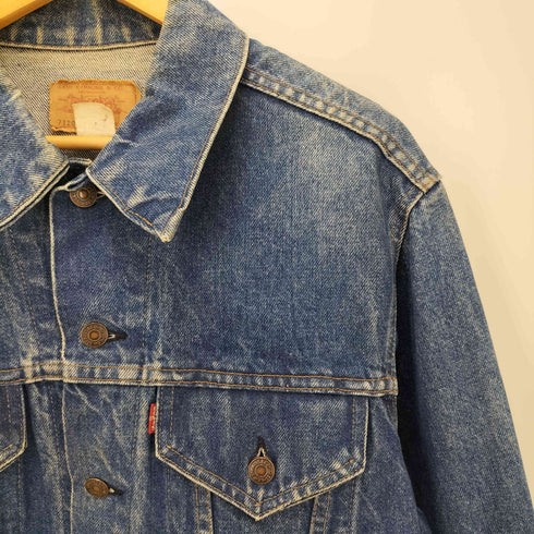リーバイス Levis 70S USA製 71205 ボタン裏I 刻印 スモールe デニムトラッカージャケット メンズ 46L