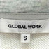 グローバルワーク GLOBAL WORK 乾きやすいスウェット/ハーフZIP/裏毛/ メンズ JPN:S
