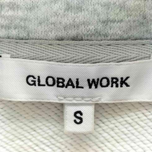 グローバルワーク GLOBAL WORK 乾きやすいスウェット/ハーフZIP/裏毛/ メンズ JPN:S