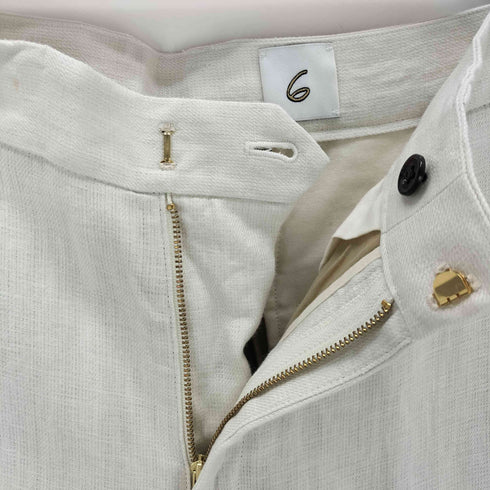 ロクビューティーアンドユースユナイテッドアローズ 6 BEAUTY & YOUTH UNITED ARROWS HEMP PANTS スラックス レディース 36
