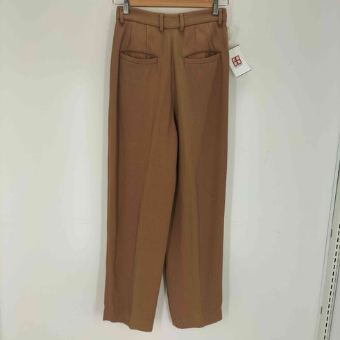 ロクビューティーアンドユースユナイテッドアローズ 6 BEAUTY & YOUTH UNITED ARROWS ACETATE TWILL TUCK PANTS レディース 36
