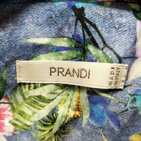 PRANDI フラワープリント ロングスリーブシャツ メンズ M