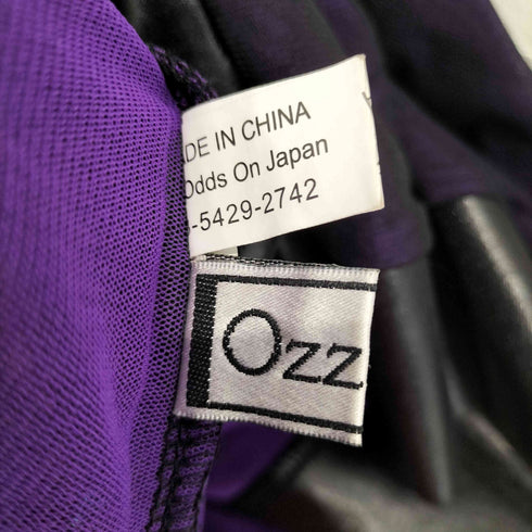 Ozz on Y2K ジップアップ ドラゴン刺繍 ミディアムスカート レディース