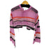 メゾンスペシャル MAISON SPECIAL 23AW Mohair Border 2way Mesh Knit/モヘアボーダー2WAYメッシュニット レディース FREE