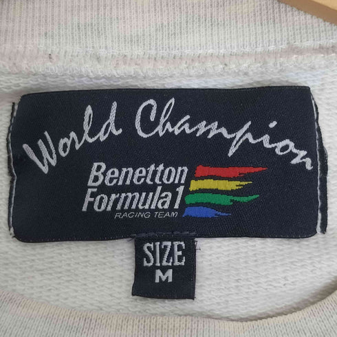 ベネトン BENETTON Formula1 レーシングプリント クルーネックスウェット メンズ import:M