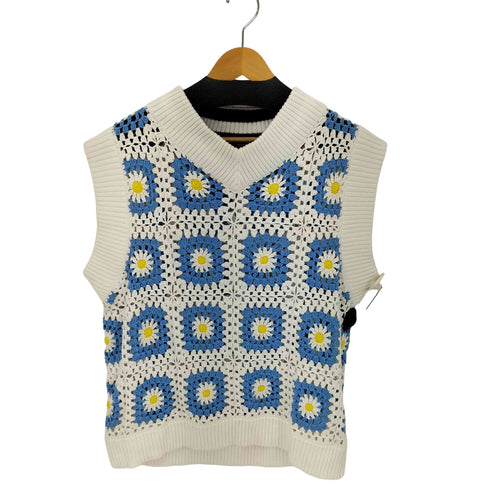 サノバチーズ SON OF THE CHEESE 23SS Flower Knit Vest メンズ JPN:M