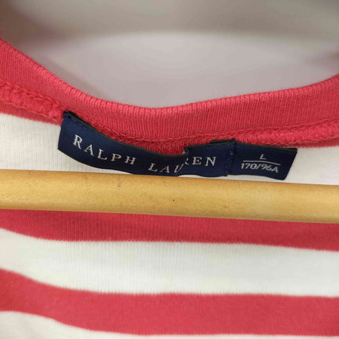ラルフローレン RALPH LAUREN コットンVネックボーダーS/STシャツ レディース JPN:L