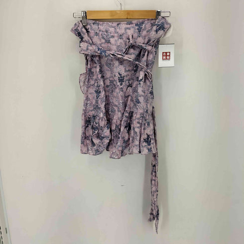 イザベルマランエトワール ISABEL MARANT ETOILE TEMPSTER リネン フラワープリント ラップミニスカート レディース EUR:36