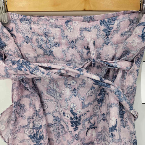 イザベルマランエトワール ISABEL MARANT ETOILE TEMPSTER リネン フラワープリント ラップミニスカート レディース EUR:36