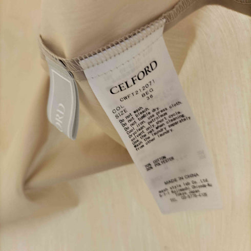 セルフォード CELFORD 21SS バックリボンフレア袖トップス レディース JPN:36