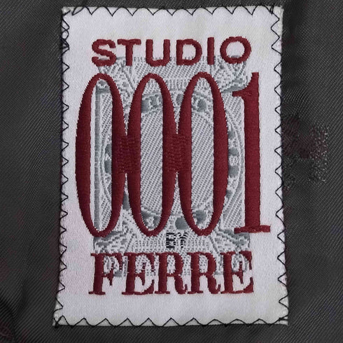 STUDIO 0001 FERRE ダブルブレスト テーラードジャケット メンズ