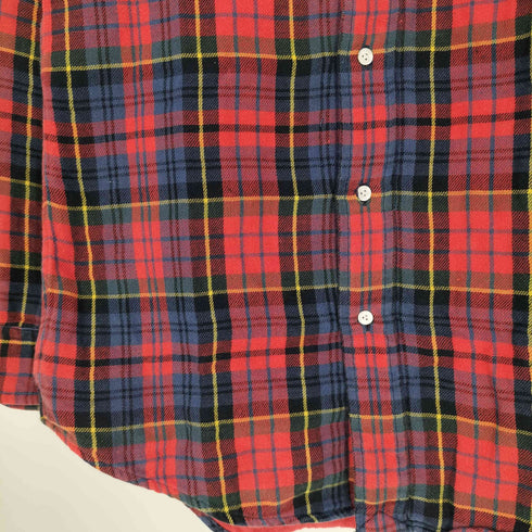 ラルフローレン RALPH LAUREN CUSTOM FIT ポニー刺繍 ボタンダウン チェックシャツ メンズ import:S
