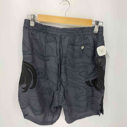 バッズプール BUDSPOOL GAKKIN BUDSPOOL 渦軍鶏 HAWAIIAN SHORTS メンズ JPN:L