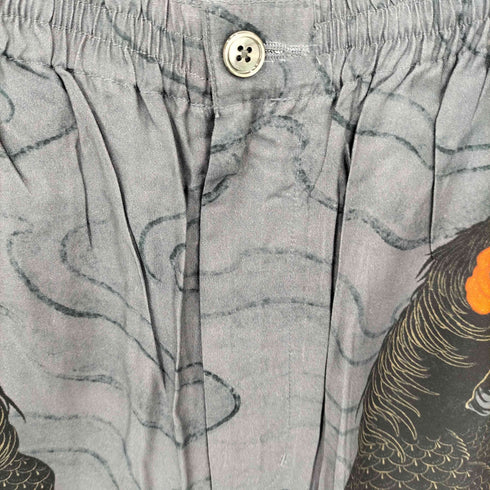 バッズプール BUDSPOOL GAKKIN BUDSPOOL 渦軍鶏 HAWAIIAN SHORTS メンズ JPN:L