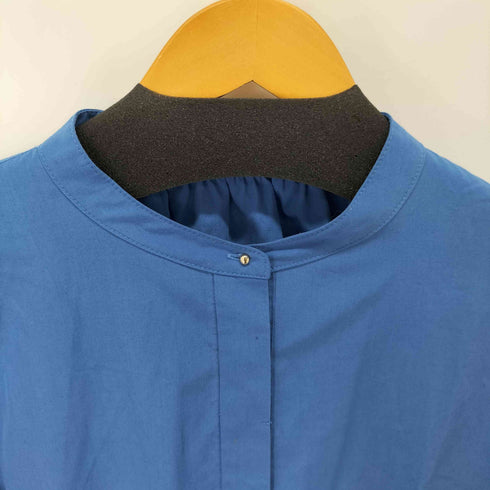 ユナイテッドアローズグリーンレーベルリラクシング UNITED ARROWS green label relaxing バンドカラーチュニックブラウス レディース