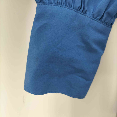 ユナイテッドアローズグリーンレーベルリラクシング UNITED ARROWS green label relaxing バンドカラーチュニックブラウス レディース