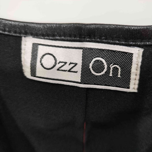 {Ozz on Y2K シアー 総柄 タンクトップ レディース