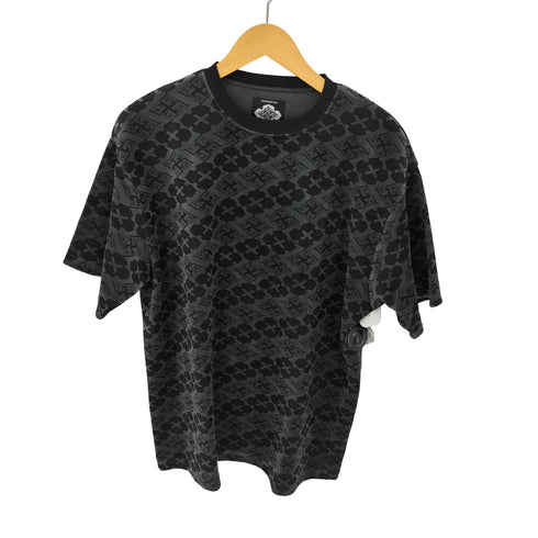 バッズプール BUDSPOOL GAKKIN BUDSPOOL 花罰家紋 VELOUR S/S TEE メンズ JPN:L