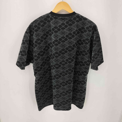 バッズプール BUDSPOOL GAKKIN BUDSPOOL 花罰家紋 VELOUR S/S TEE メンズ JPN:L