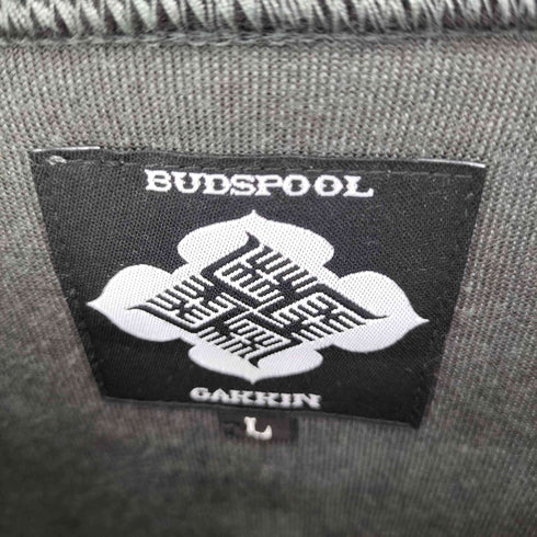 バッズプール BUDSPOOL GAKKIN BUDSPOOL 花罰家紋 VELOUR S/S TEE メンズ JPN:L