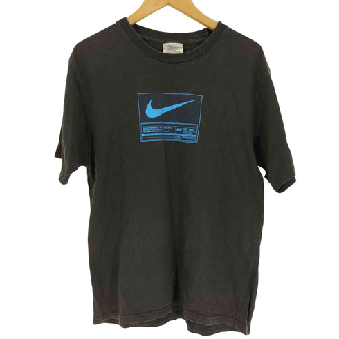 ナイキ NIKE 90-00S マレーシア製 ロゴプリント コットン クルーネック S/S Tシャツ メンズ import:S