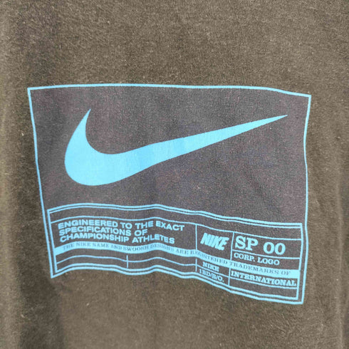 ナイキ NIKE 90-00S マレーシア製 ロゴプリント コットン クルーネック S/S Tシャツ メンズ import:S