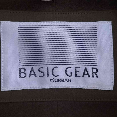 ダーバン DURBAN basic gear レイヤードカラー ライナー付き 比翼 スタンドカラージャケット メンズ