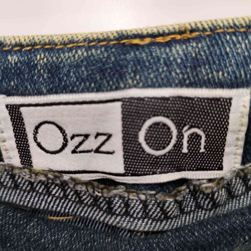 {Ozz on Y2K 花刺繍 ブールカット デニムパンツ レディース