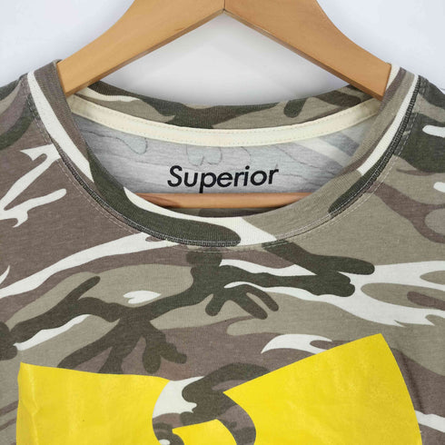 Superior 迷彩柄 プリント Tシャツ メンズ JPN:L