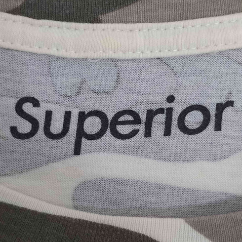 Superior 迷彩柄 プリント Tシャツ メンズ JPN:L