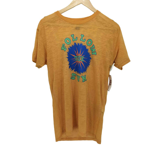 マークバイマークジェイコブス Marc by Marc Jacobs FOLLOW THE SUN プリント ショートスリーブ シースルークルーネックTシャツ メンズ import:XS