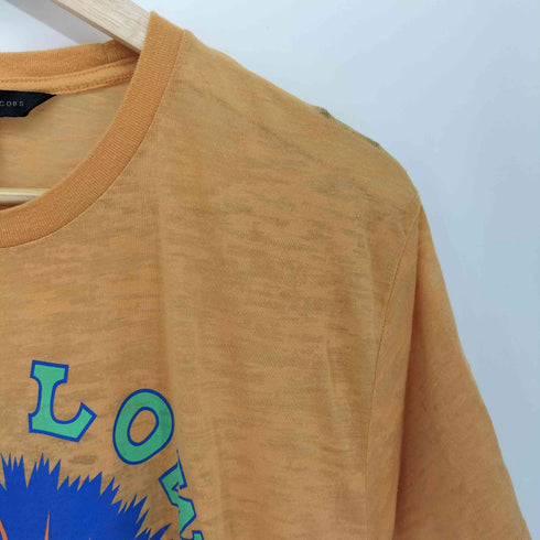 マークバイマークジェイコブス Marc by Marc Jacobs FOLLOW THE SUN プリント ショートスリーブ シースルークルーネックTシャツ メンズ import:XS