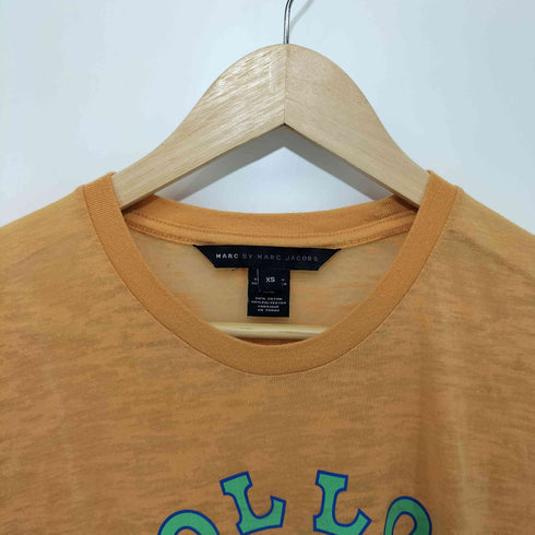 マークバイマークジェイコブス Marc by Marc Jacobs FOLLOW THE SUN プリント ショートスリーブ シースルークルーネックTシャツ メンズ import:XS