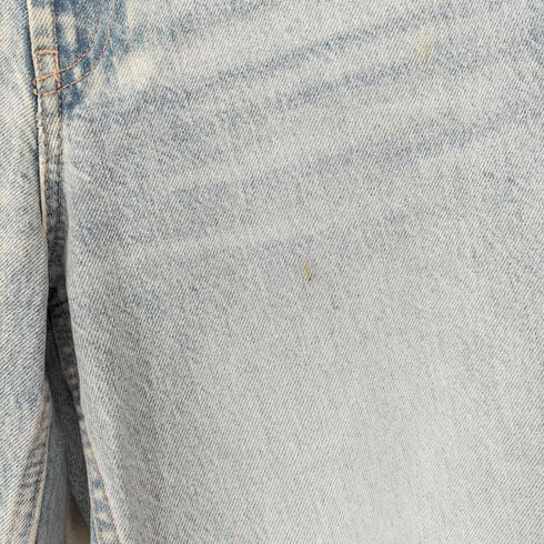 ザラ ZARA 裾カットオフワイドバギーデニムパンツ メンズ 36