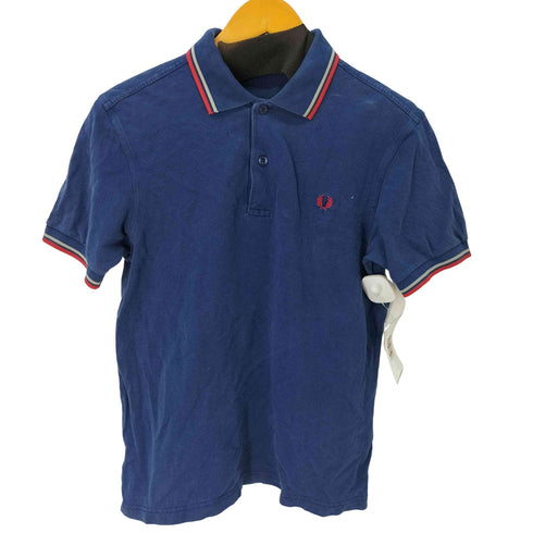 フレッドペリー FRED PERRY 刺繍ロゴ ポロシャツ メンズ S