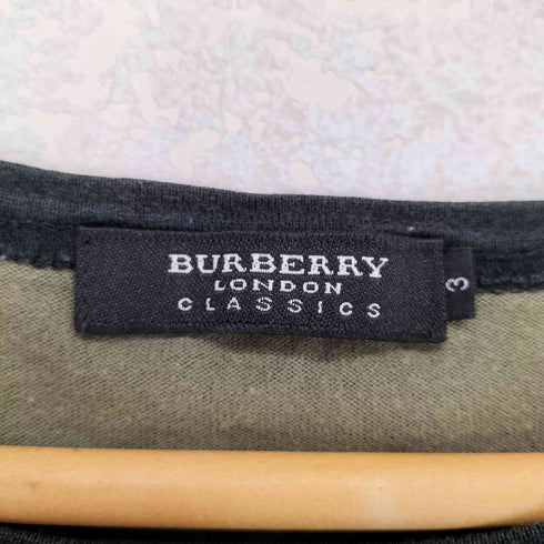 バーバリーロンドン BURBERRY LONDON フロントプリントラグランTシャツ メンズ 3