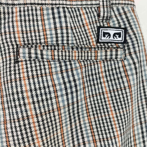 オベイ OBEY ESTATE MENS PLAID PANTS メンズ 32inch