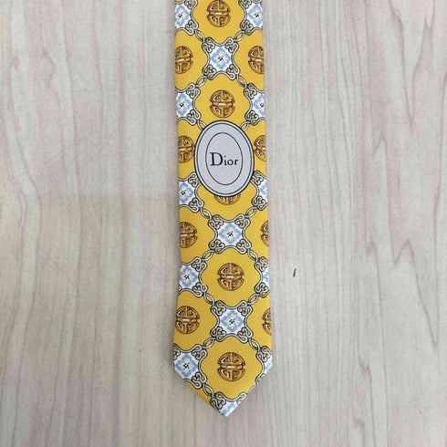 クリスチャンディオール Christian Dior 総柄シルクマフラー メンズ