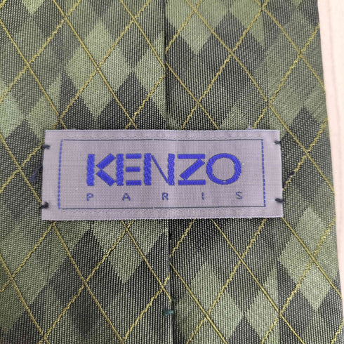 ケンゾー KENZO アーガイル柄シルクネクタイ メンズ
