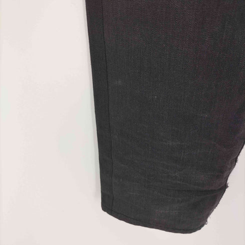 クリスチャンディオール Christian Dior 07AW エディ期 スリムフィット コーティングデニムパンツ 裾スリット カットオフ メンズ 29inch