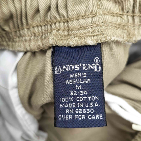 ランズエンド LANDS END 90S USA製 ドローコード チノ ショーツ パンツ メンズ JPN:M
