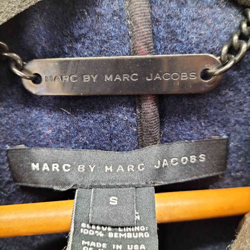 マークバイマークジェイコブス Marc by Marc Jacobs USA製 チェック ピーコート メンズ import:S