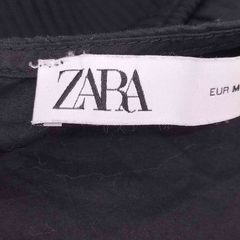 ザラ ZARA ドッキングニットパフスリーブプルオーバー レディース import:M