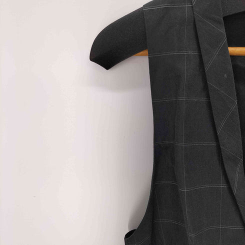 ヘルムートラング HELMUT LANG USA製 チェックベスト メンズ S