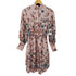 マッシモデュッティ Massimo Dutti Floral Print Dress With Button Details レディース US:0-2